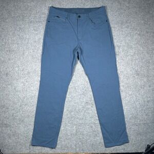 Copper & Oak Pants Mens 36x32(33x30) Blue Stretch Chino Everyday casual K5S901